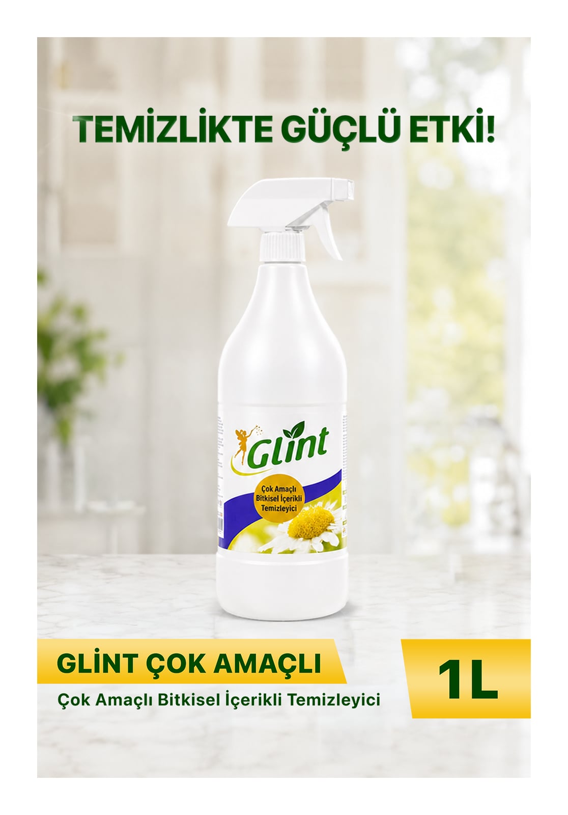 Glint Bitkisel Temizleyici Sprey 1000 Ml